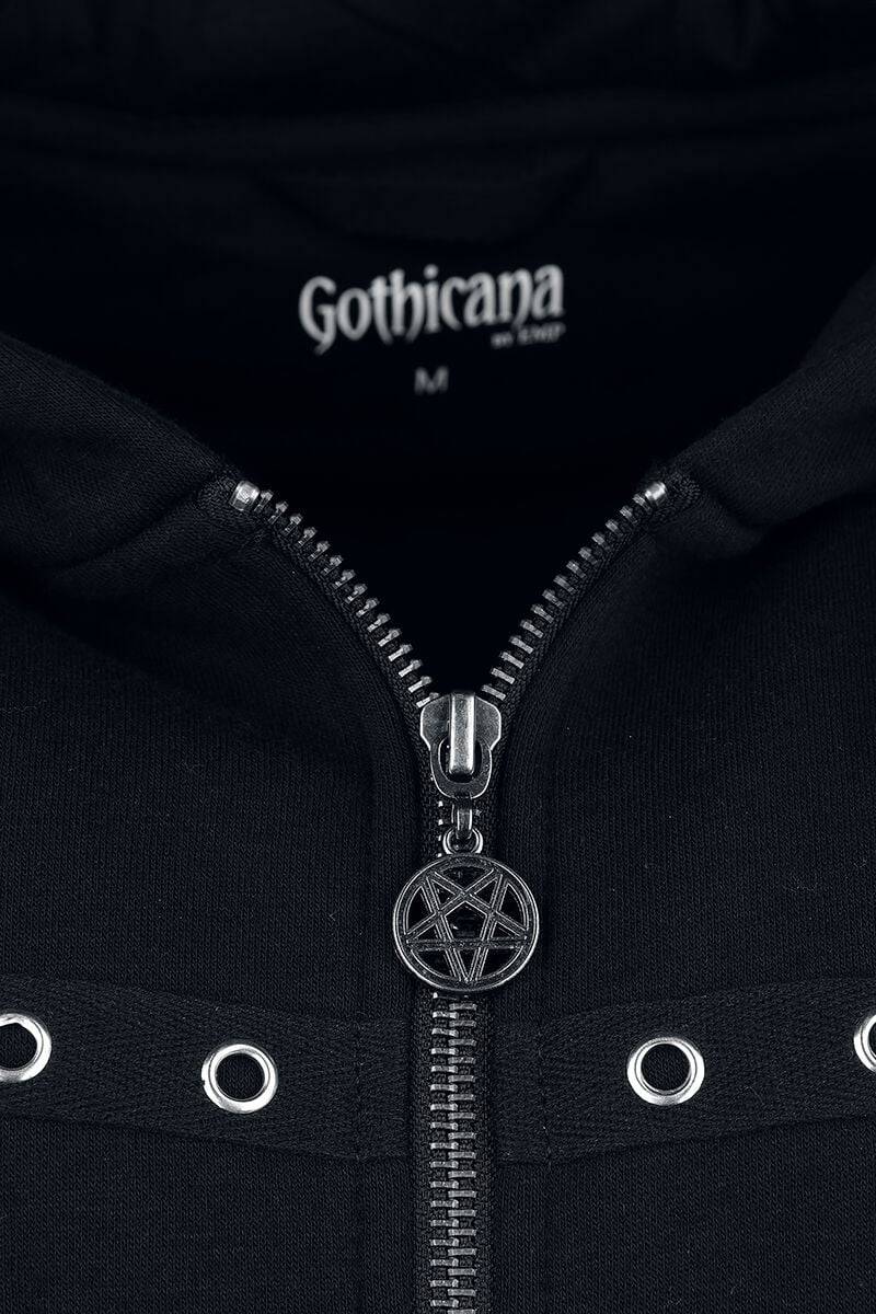 EMP Kapuzenjacke Schwarz Von Gothicana By EMP