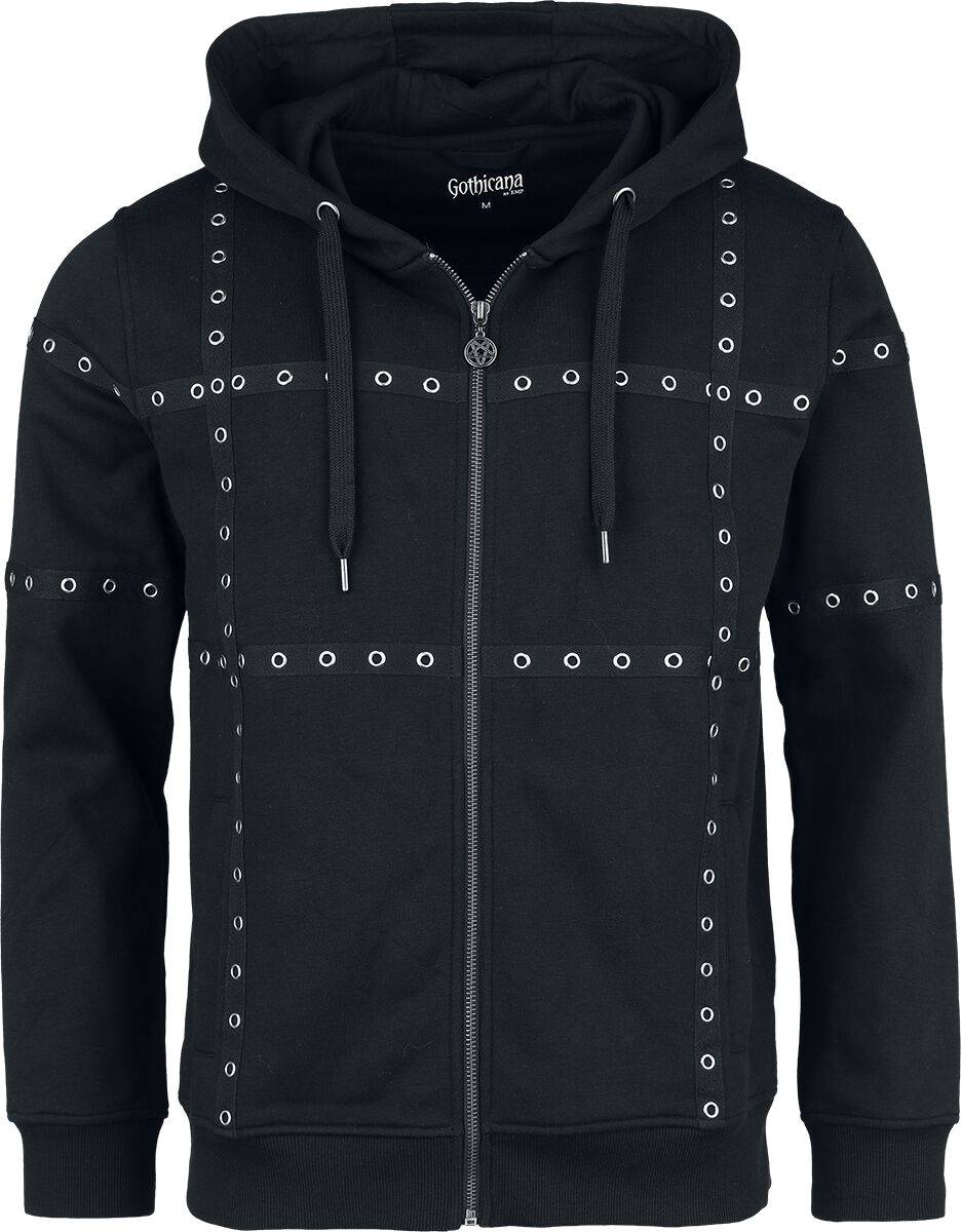 EMP Kapuzenjacke schwarz von Gothicana by EMP