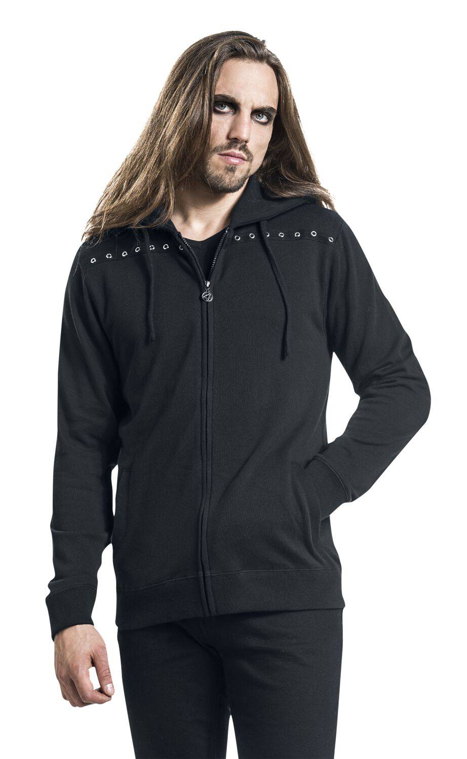 EMP Kapuzenjacke Schwarz Von Gothicana By EMP