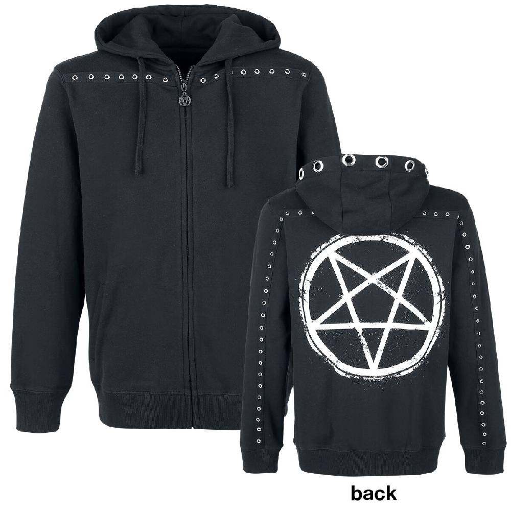 EMP Kapuzenjacke schwarz von Gothicana by EMP