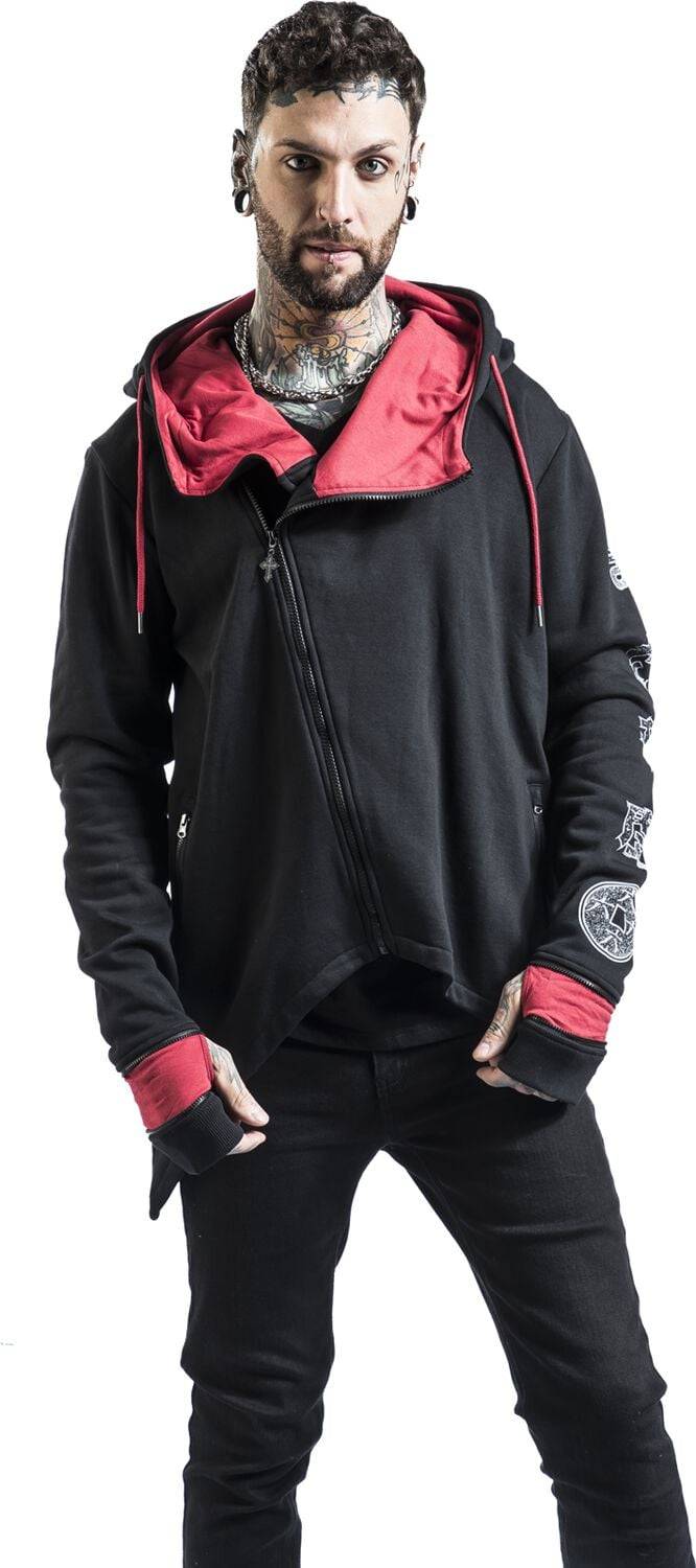 EMP Kapuzenjacke Schwarz Von Gothicana By EMP