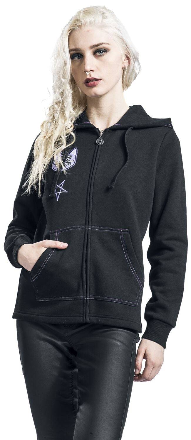EMP Kapuzenjacke Schwarz Von Gothicana By EMP