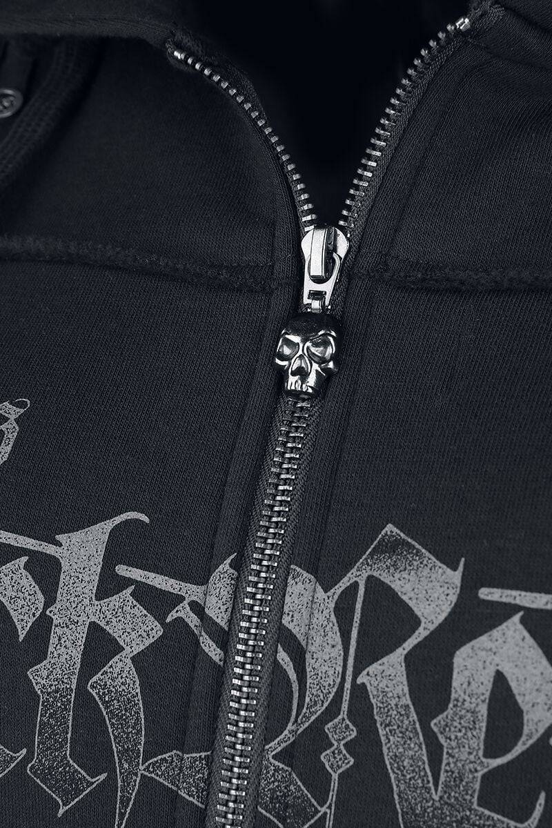 EMP Kapuzenjacke Schwarz Von Rock Rebel By EMP