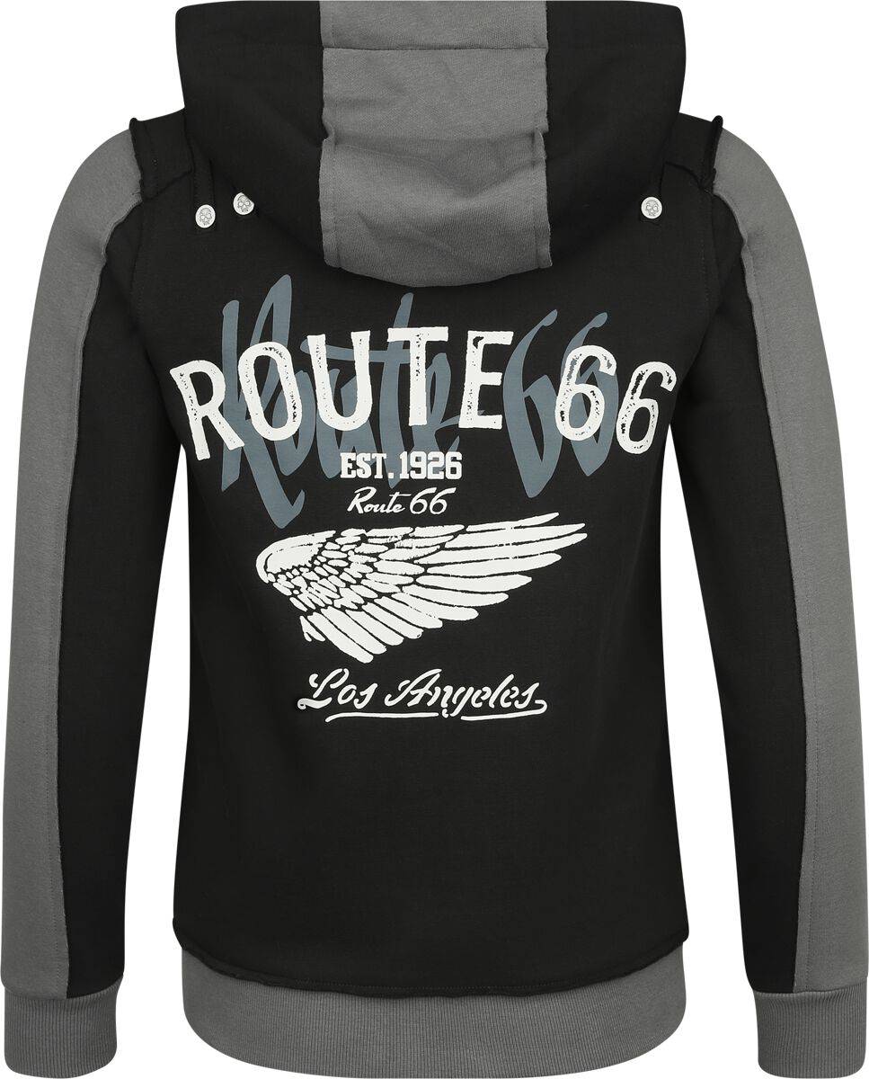 EMP Kapuzenjacke Schwarz Von Rock Rebel By EMP