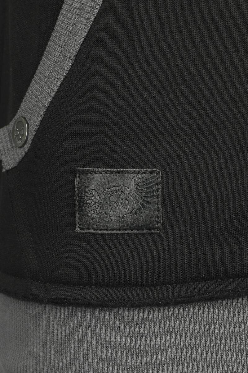 EMP Kapuzenjacke Schwarz Von Rock Rebel By EMP