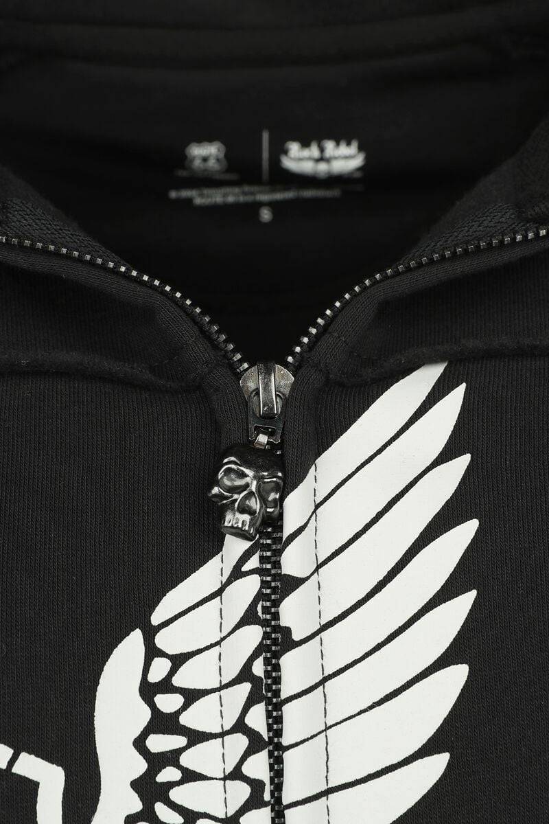 EMP Kapuzenjacke Schwarz Von Rock Rebel By EMP