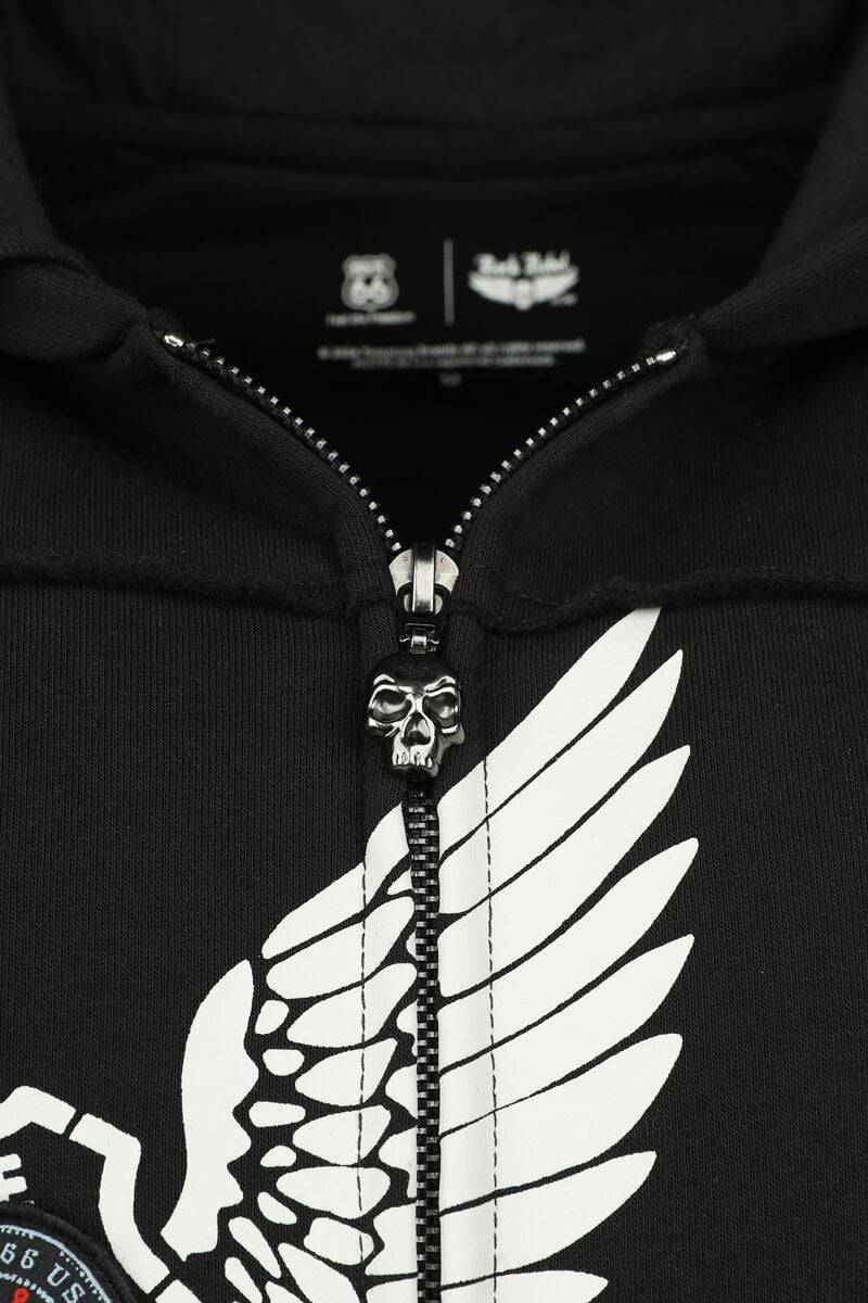 EMP Kapuzenjacke Schwarz Von Rock Rebel By EMP