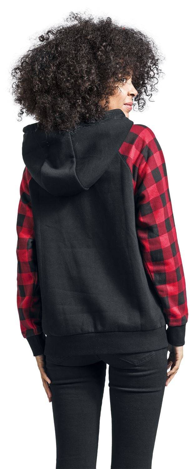 EMP Kapuzenpullover Schwarz/rot Von RED By EMP