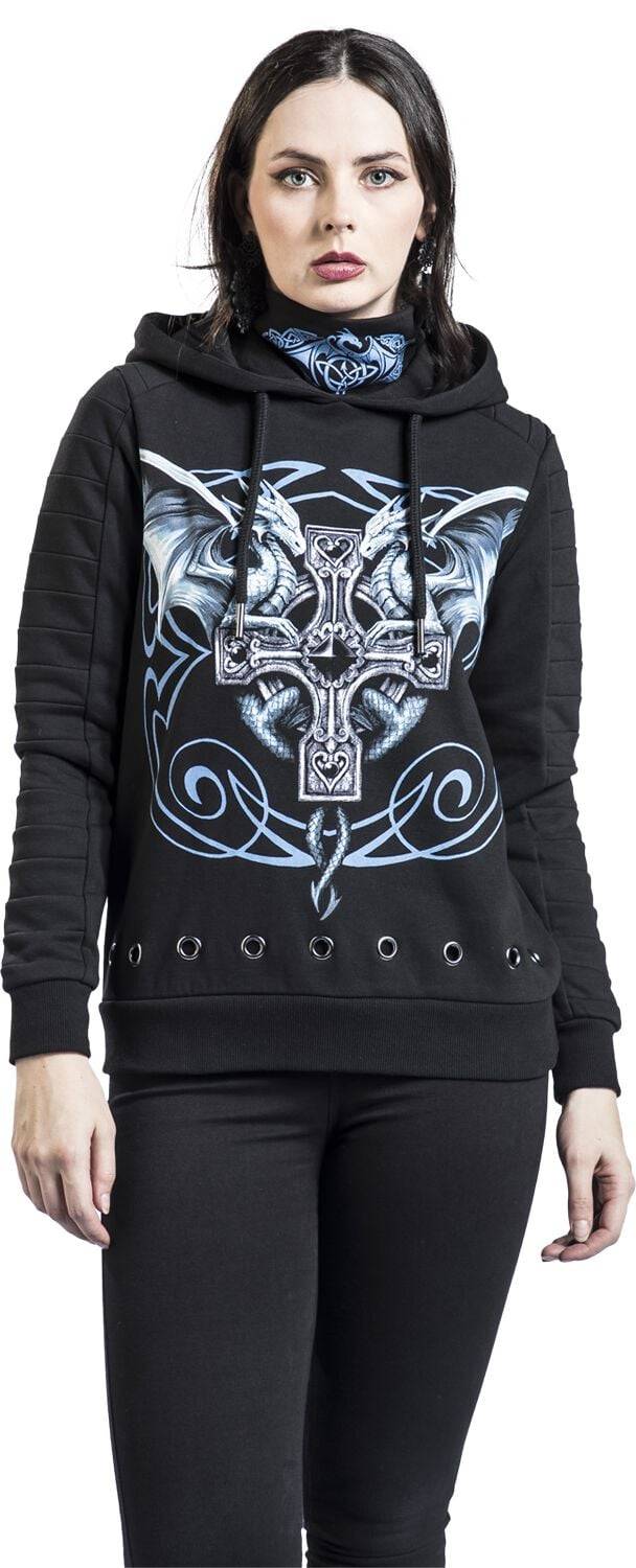 EMP Kapuzenpullover Schwarz Von Gothicana By EMP