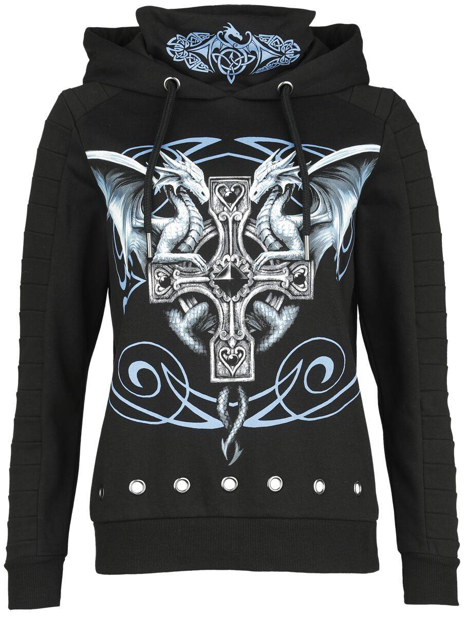 EMP Kapuzenpullover schwarz von Gothicana by EMP