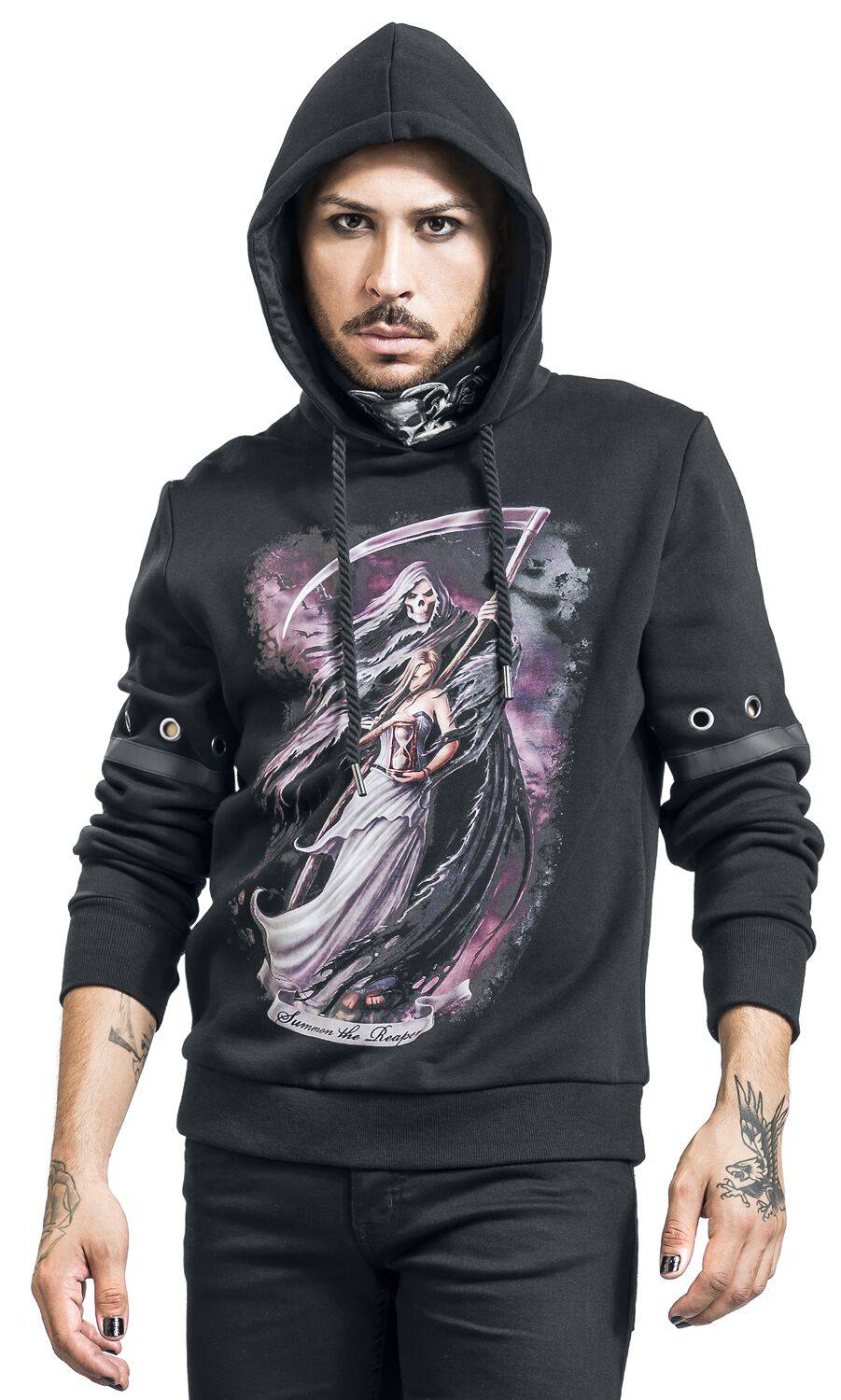 EMP Kapuzenpullover Schwarz Von Gothicana By EMP