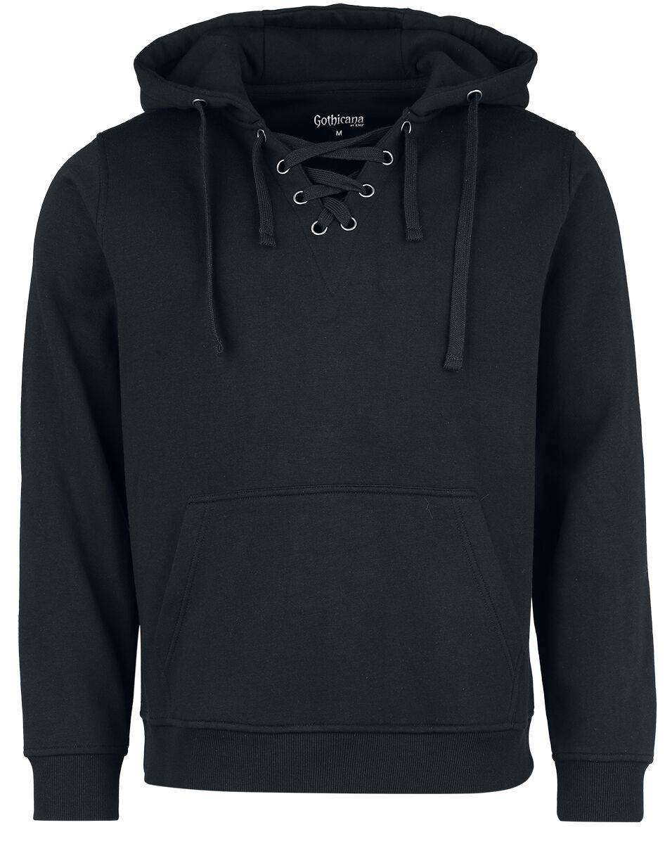 EMP Kapuzenpullover schwarz von Gothicana by EMP