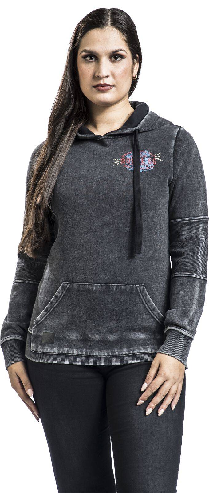 EMP Kapuzenpullover Schwarz Von Rock Rebel By EMP