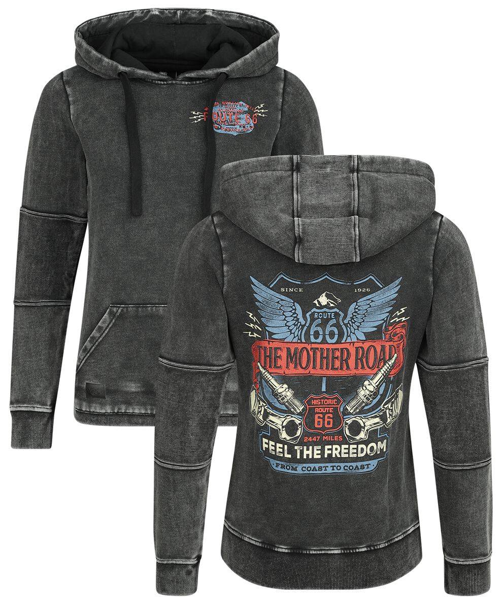 EMP Kapuzenpullover schwarz von Rock Rebel by EMP