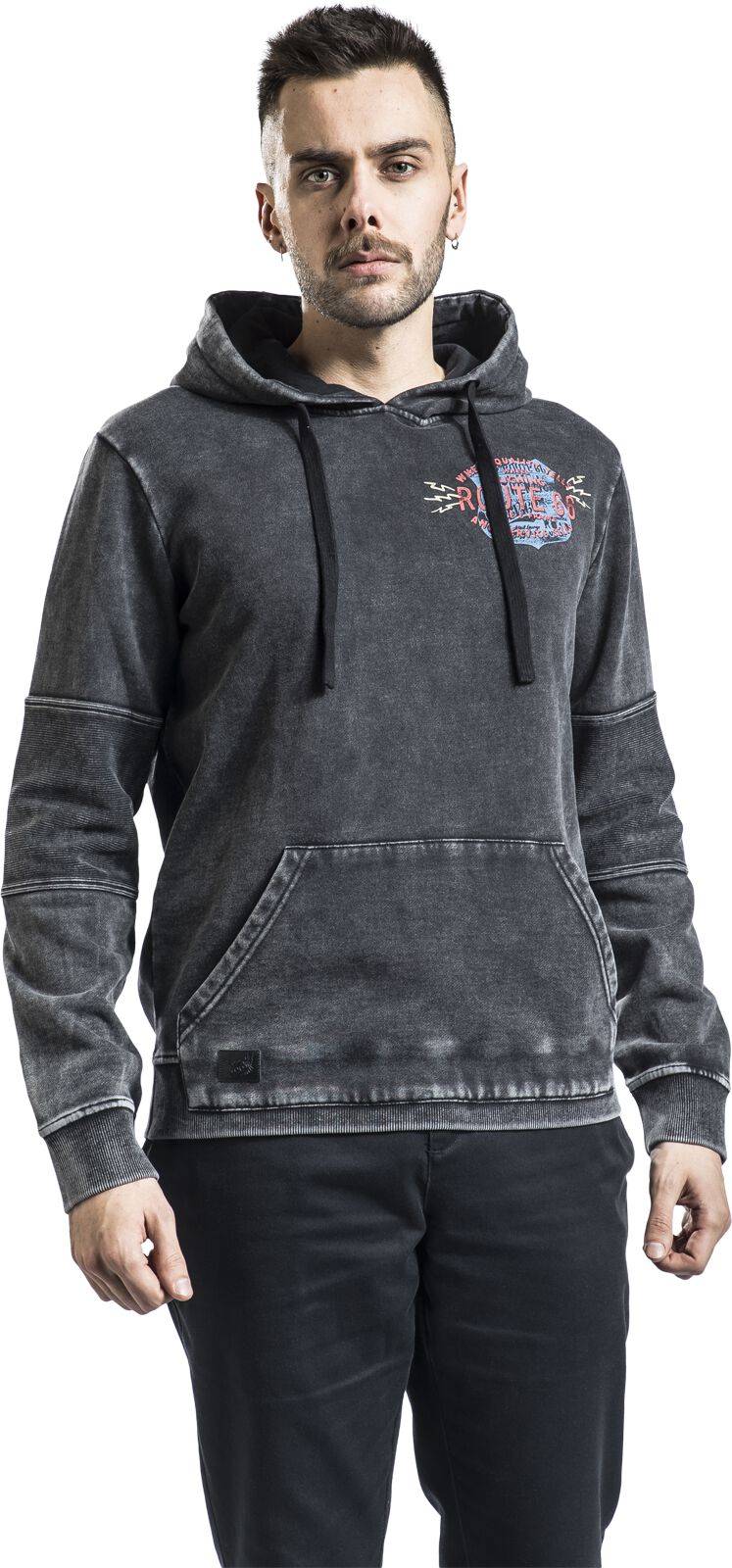 EMP Kapuzenpullover Schwarz Von Rock Rebel By EMP