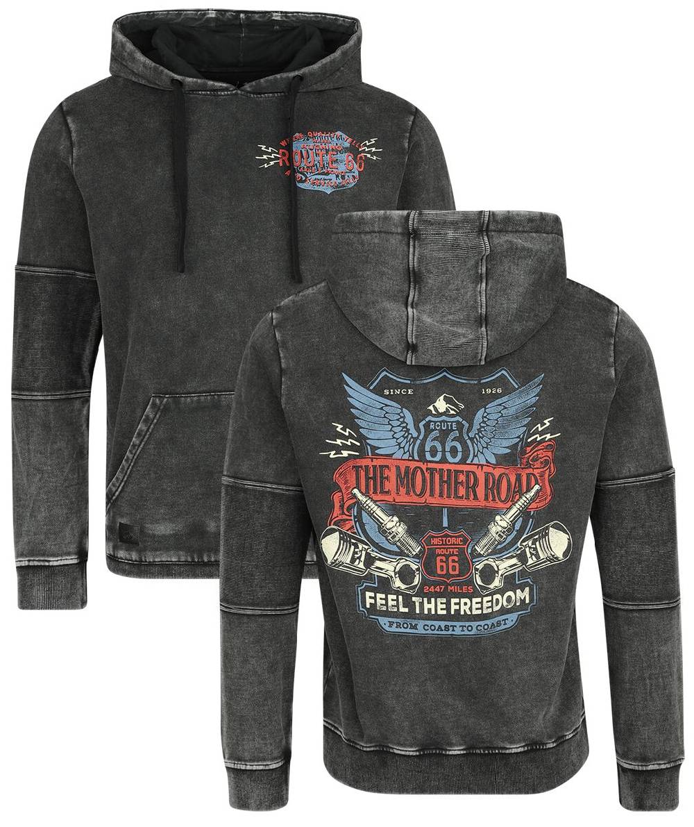EMP Kapuzenpullover schwarz von Rock Rebel by EMP