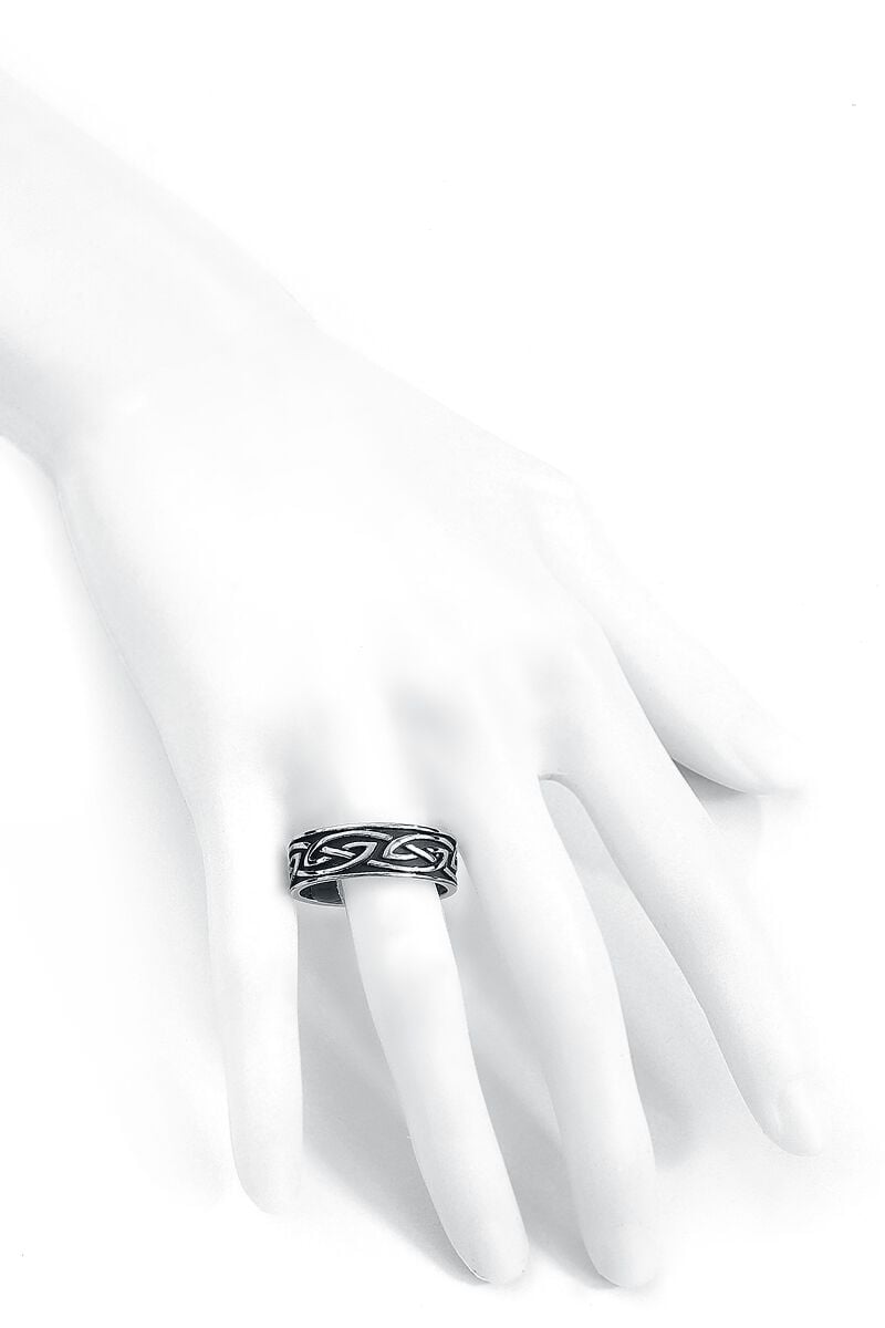 EMP "Keltischer Knoten" Ring Silberfarben Von EtNox
