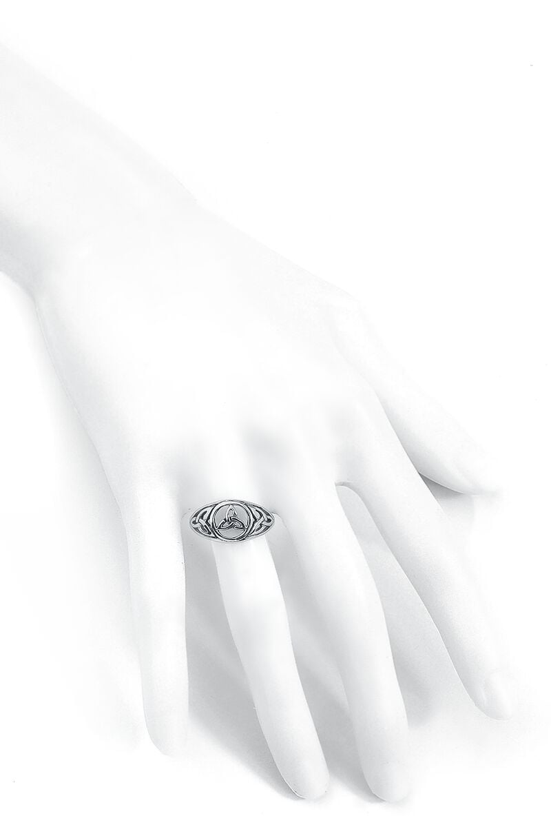 EMP "Keltischer Knoten" Ring Silberfarben Von EtNox