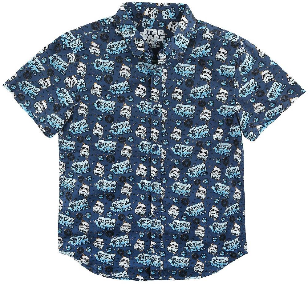 EMP "Kids - Allover" Hemd blau von Star Wars