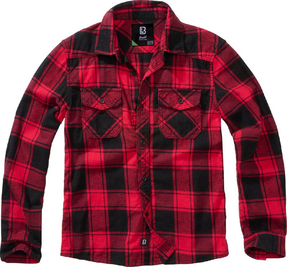 EMP "Kids Checkshirt" Hemd rot/schwarz von Brandit