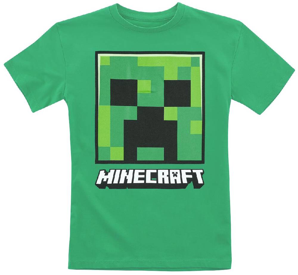 EMP "Kids - Creeper Face" T-Shirt grün von Minecraft