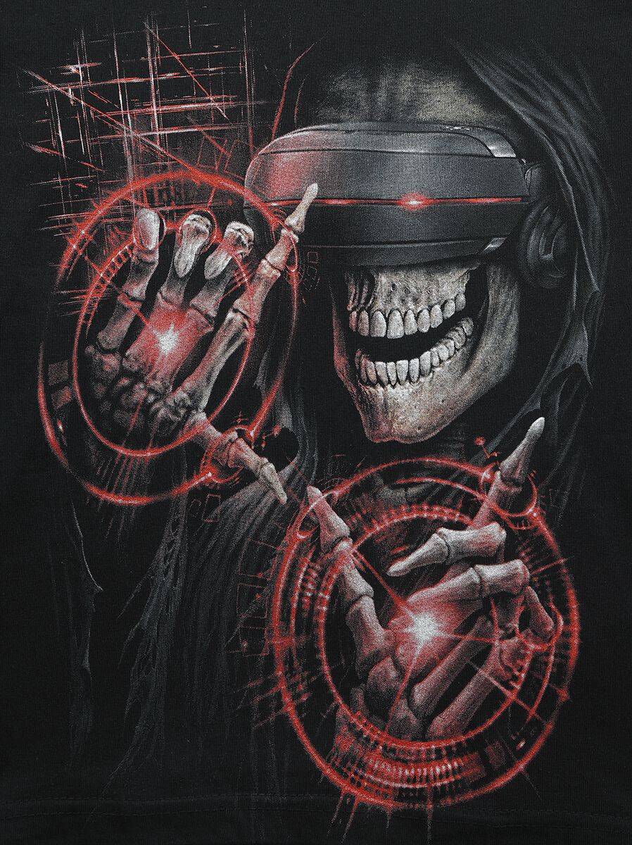 EMP "Kids - Cyber Death" T-Shirt Schwarz Von Spiral