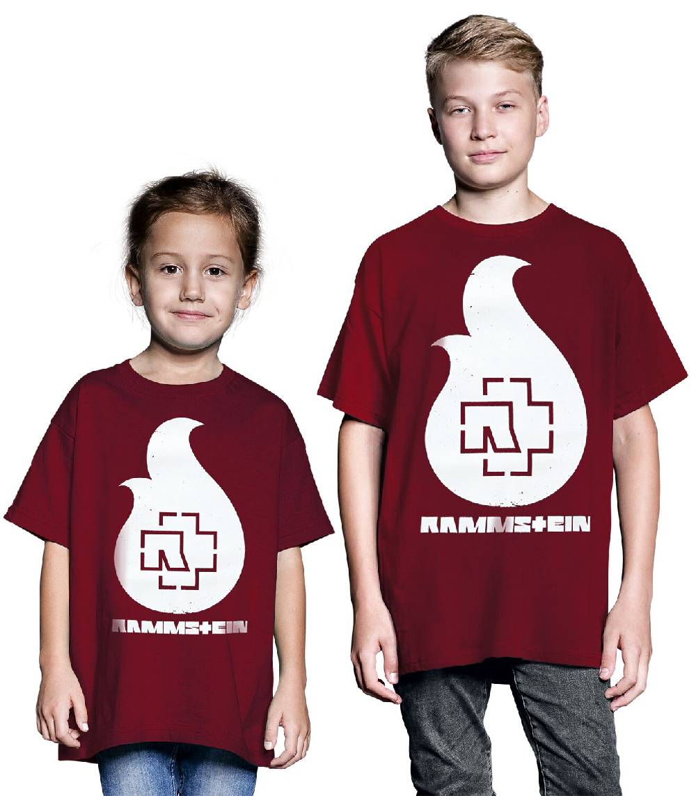 EMP "Kids - Flamme" T-Shirt Burgund Von Rammstein