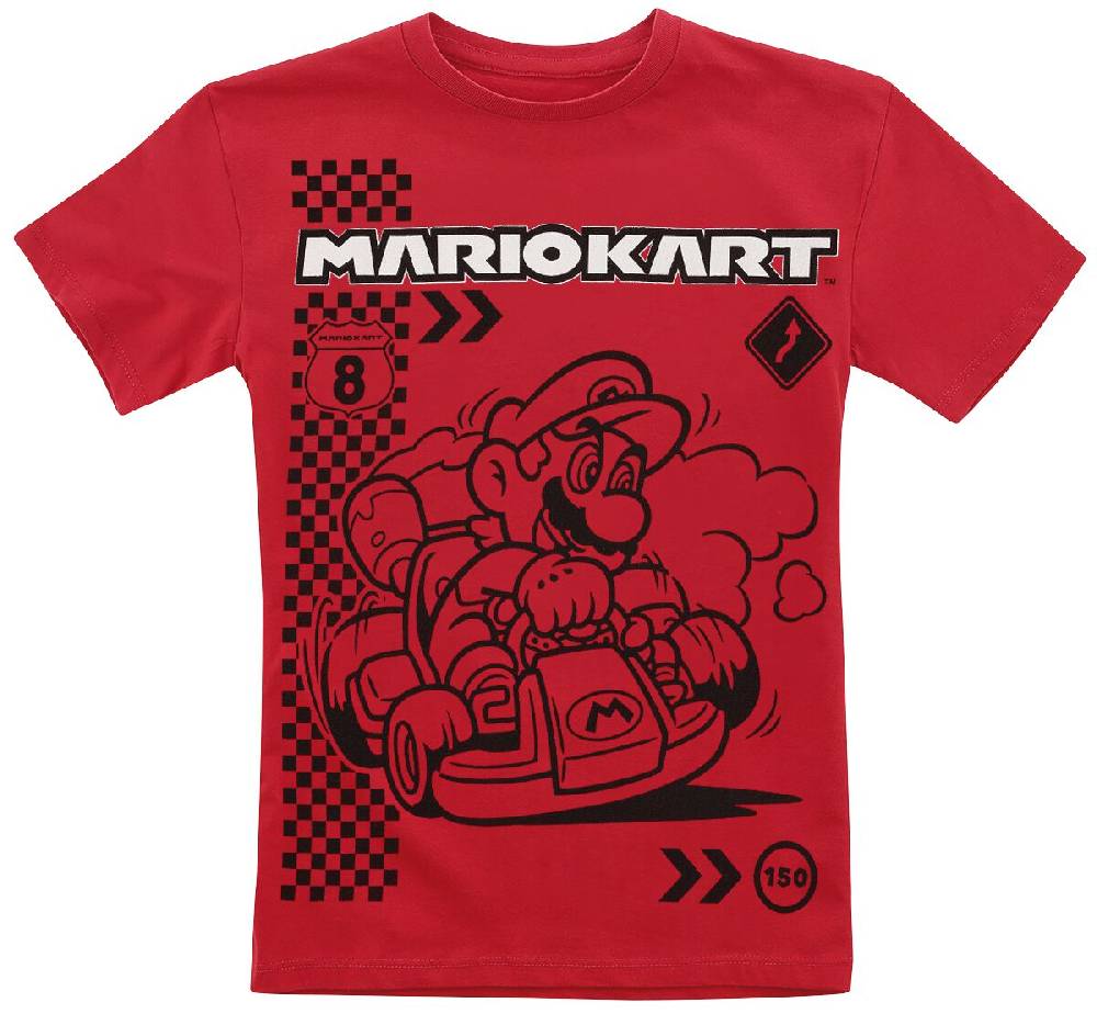 EMP "Kids - Kart Champion" T-Shirt rot von Super Mario