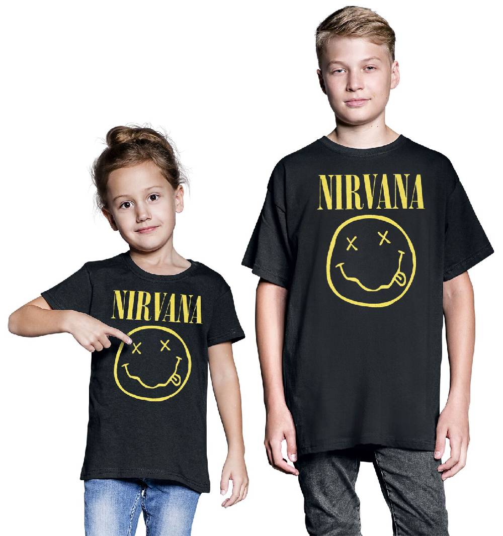 EMP "Kids - Logo" T-Shirt Schwarz Von Nirvana
