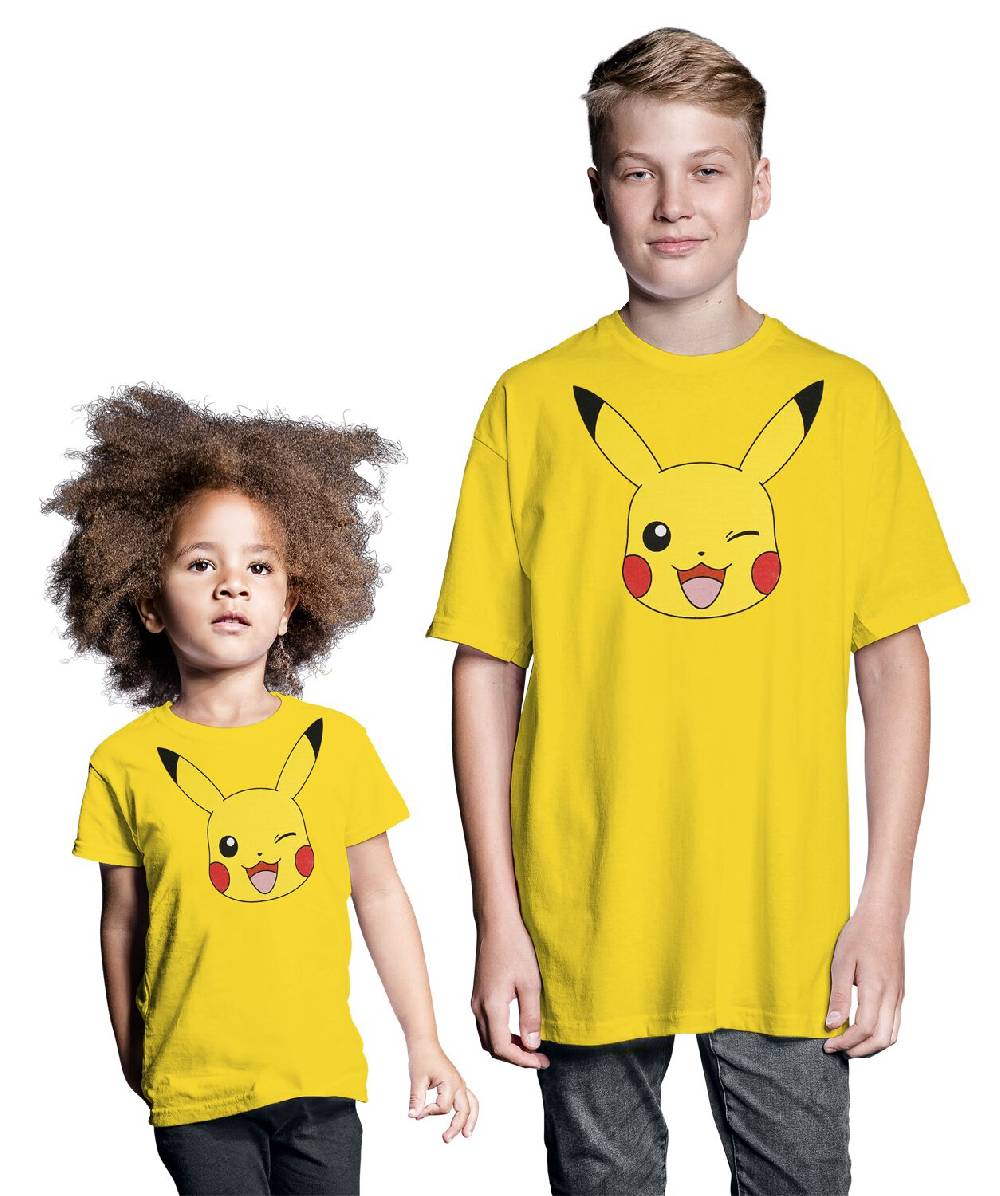 EMP "Kids - Pikachu's Face" T-Shirt Gelb Von Pokémon