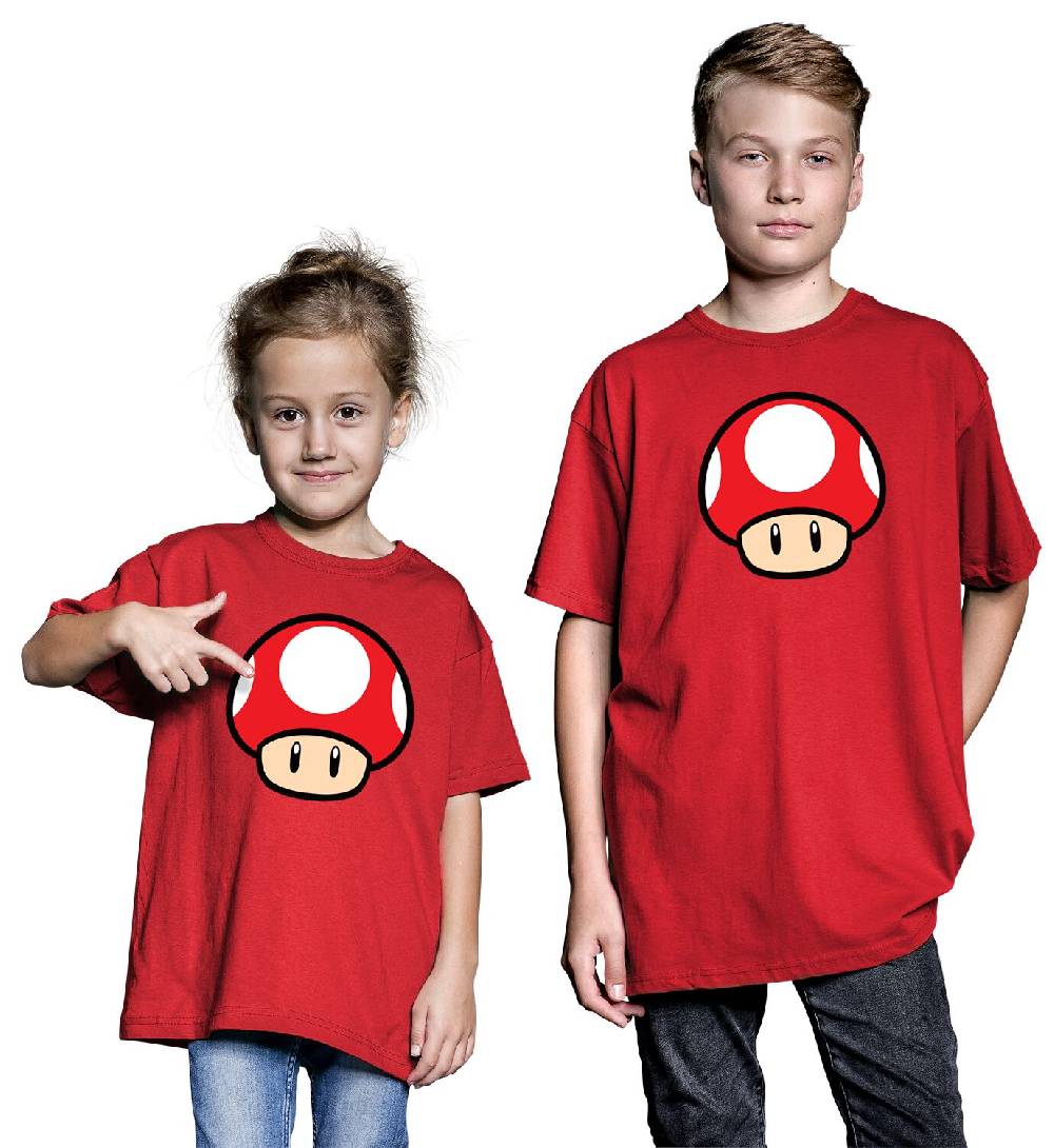 EMP "Kids - Pilz" T-Shirt Rot Von Super Mario