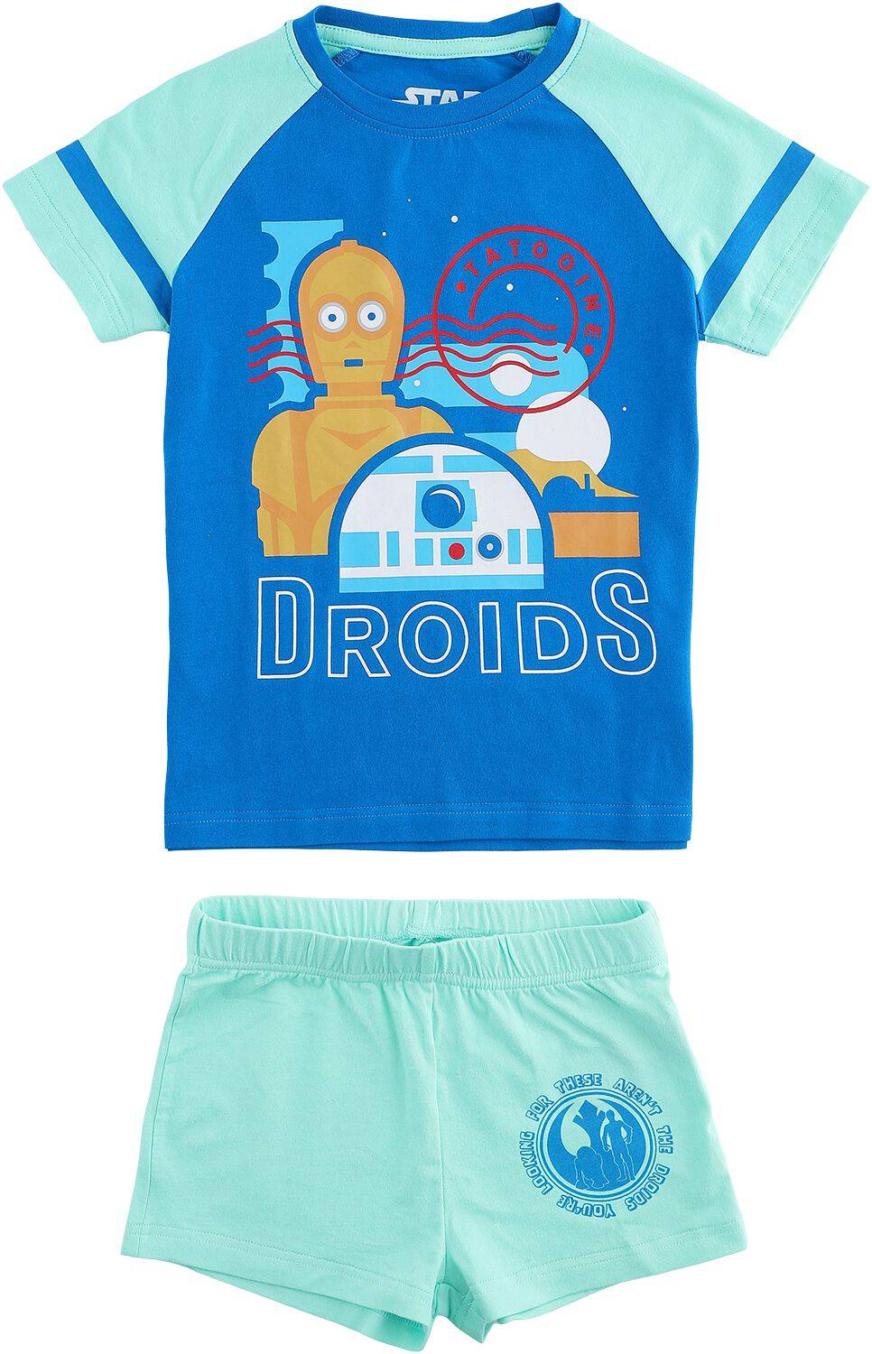 EMP "Kids - R2-D2" Kinder-Pyjama blau von Star Wars