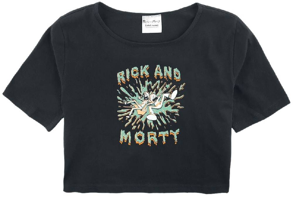 EMP "Kids - Splash" T-Shirt schwarz von Rick And Morty