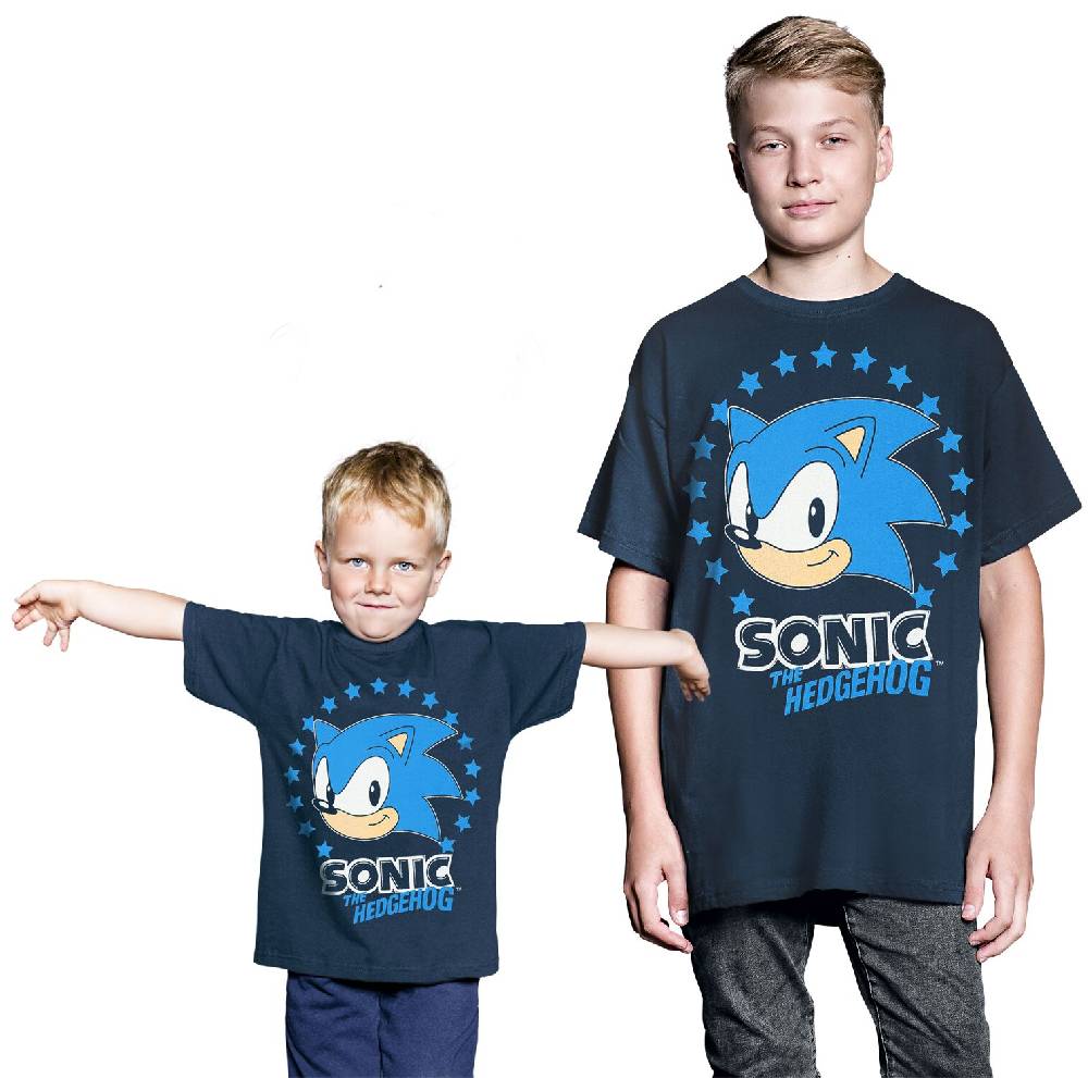 EMP "Kids - Stars" T-Shirt Blau Von Sonic The Hedgehog