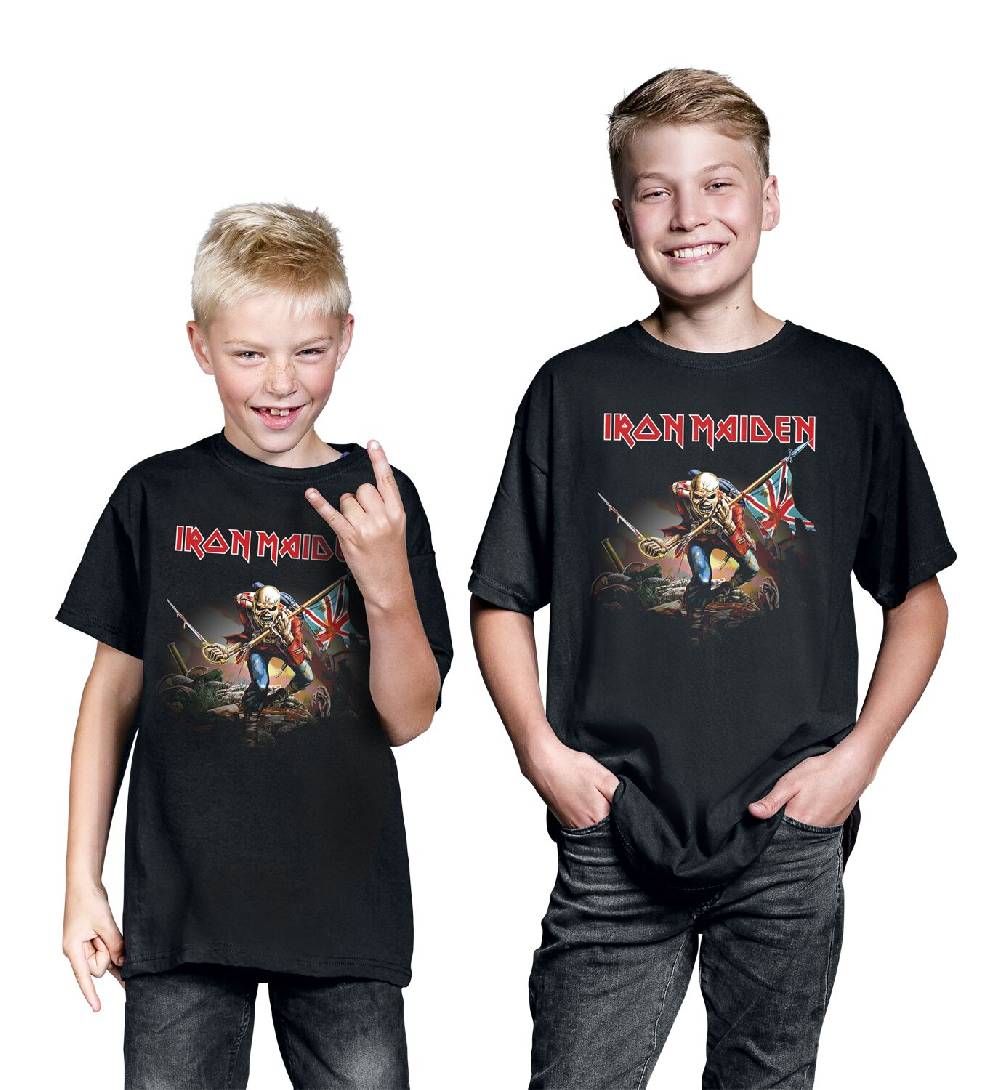 EMP "Kids - Trooper" T-Shirt Schwarz Von Iron Maiden