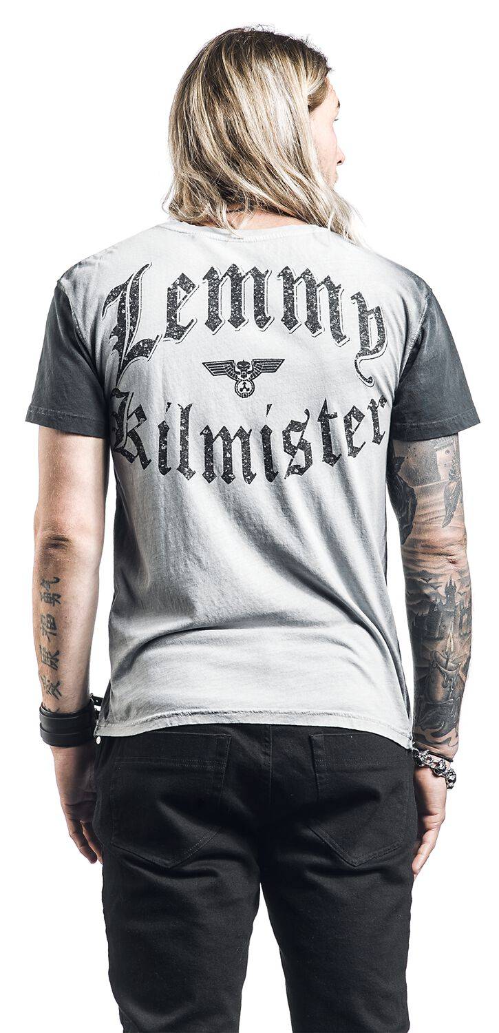 EMP "Kilmister Side" T-Shirt Altweiß/grau Von Lemmy