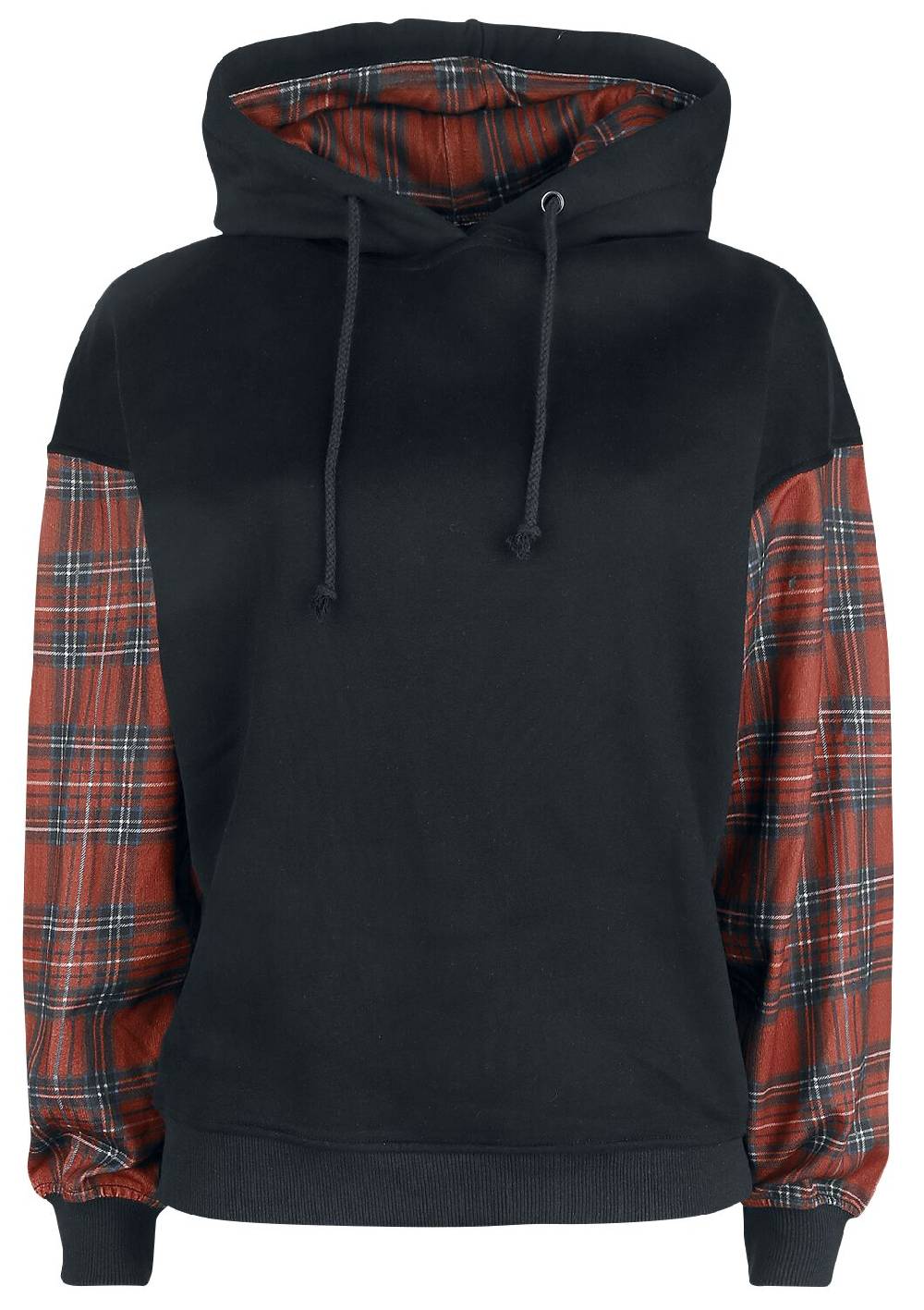 EMP "Kim" Kapuzenpullover schwarz/rot von Forplay