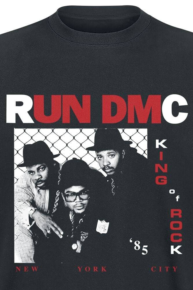 EMP "King Of Rock Photo" T-Shirt Schwarz Von Run DMC