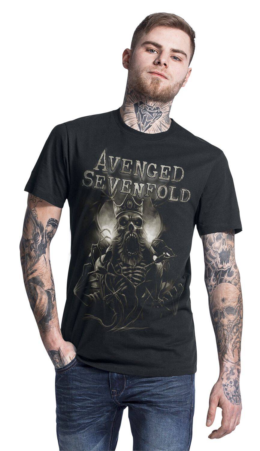 EMP "King" T-Shirt Schwarz Von Avenged Sevenfold