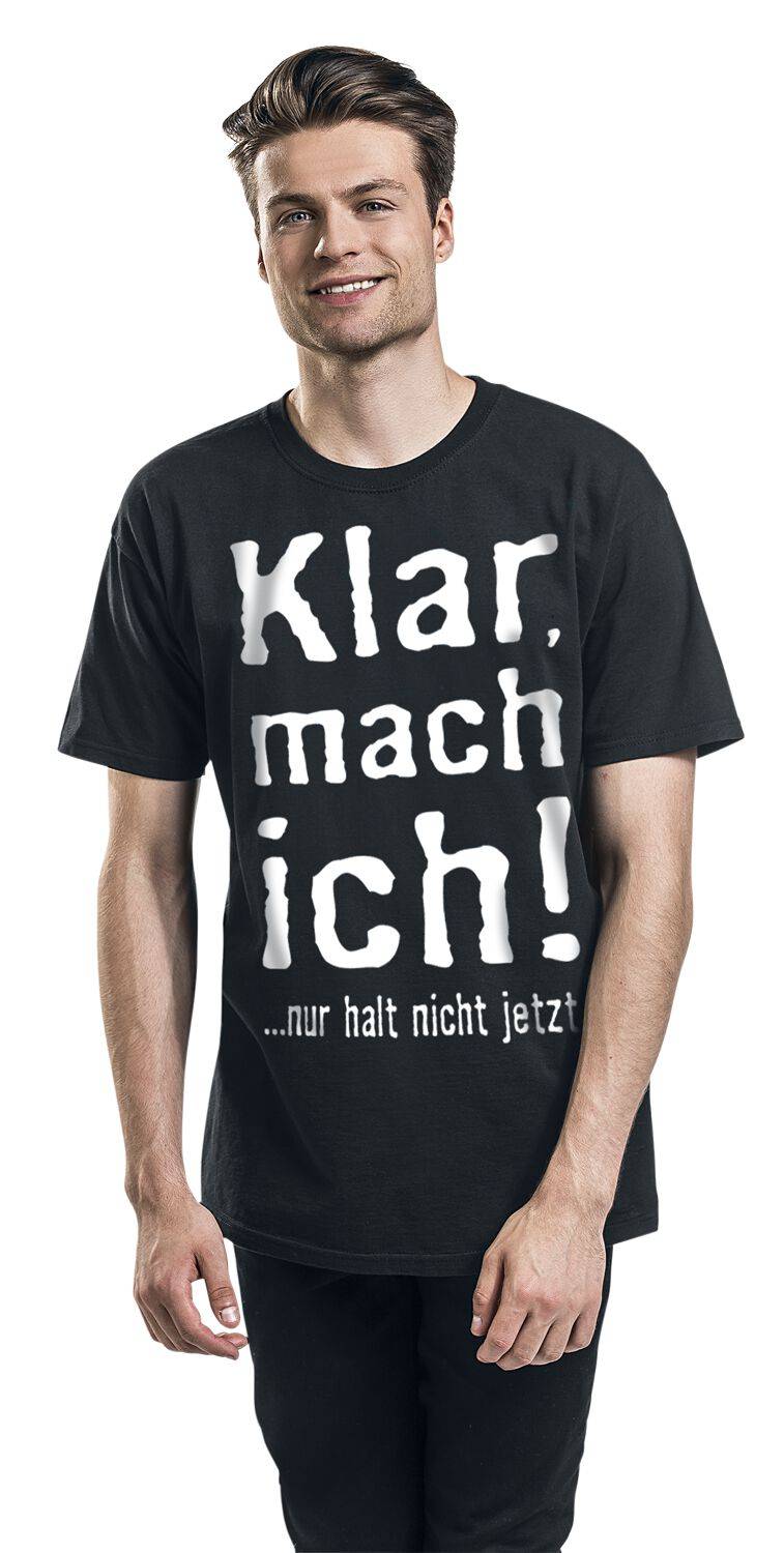 EMP "Klar, Mach Ich!" T-Shirt Schwarz Von Sprüche