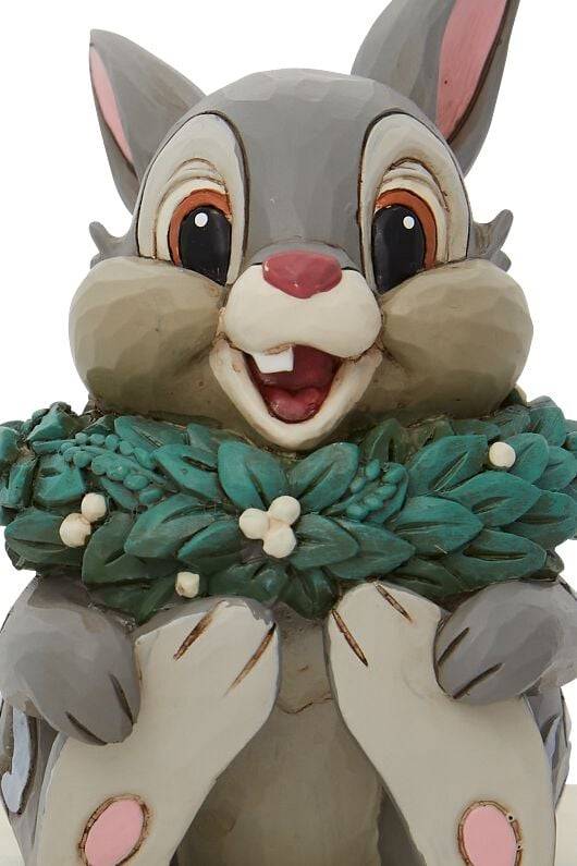 EMP "Klopfer Mit Weihnachtskranz" Statue Von Bambi