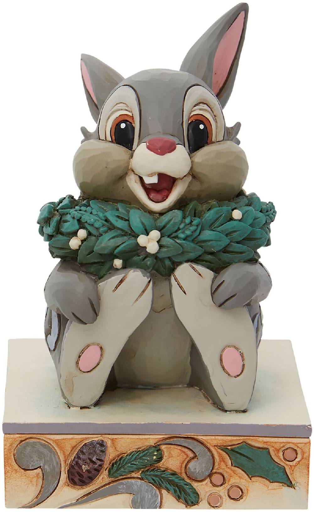 EMP "Klopfer mit Weihnachtskranz" Statue von Bambi