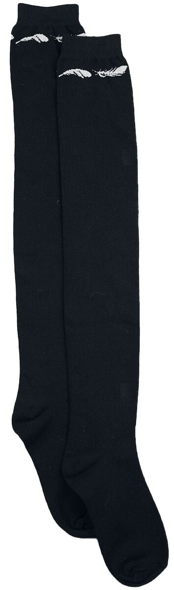 EMP Kniestrümpfe schwarz von Gothicana by EMP