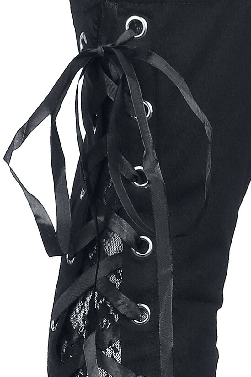 EMP Kniestrümpfe Schwarz Von Gothicana By EMP