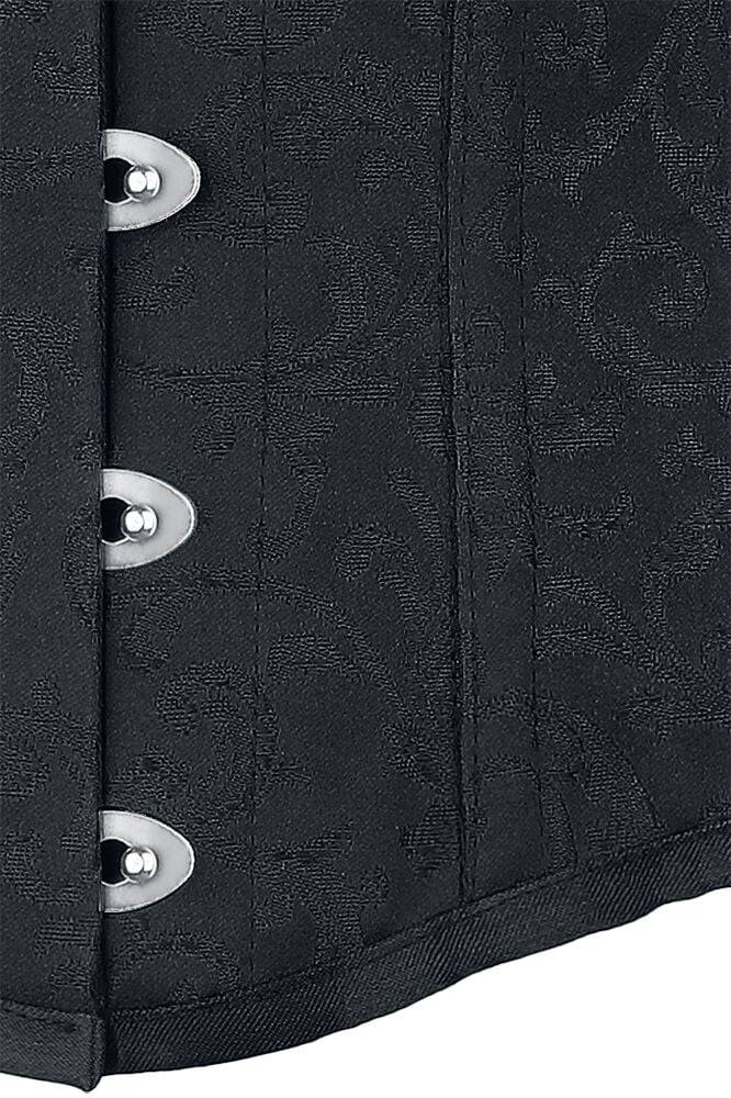 EMP Korsage Schwarz Von Gothicana By EMP