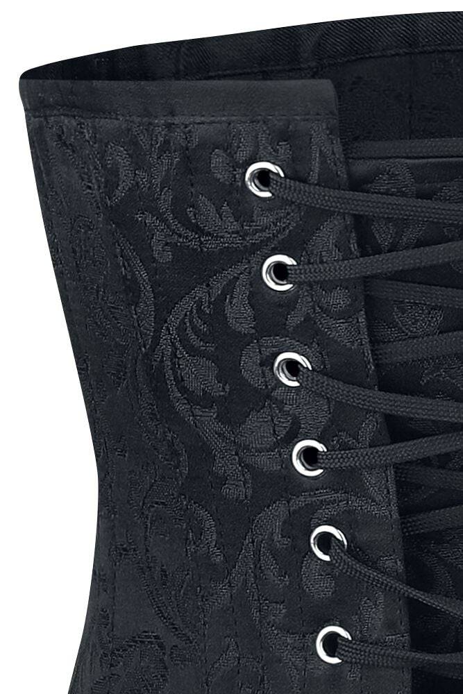 EMP Korsage Schwarz Von Gothicana By EMP