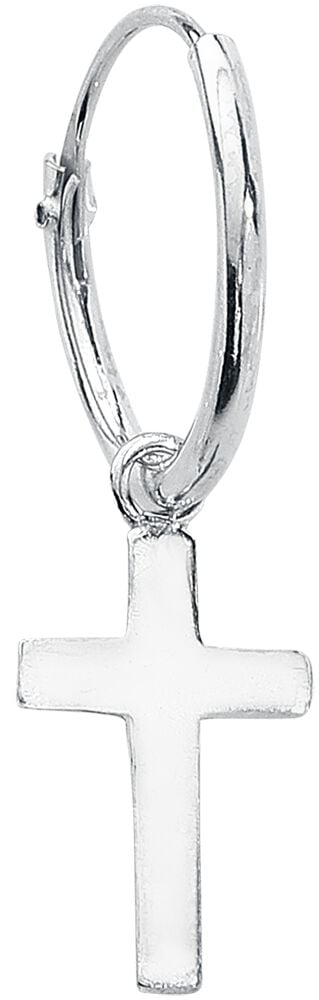 EMP "Kreuz" Ohrring Silberfarben Von EtNox