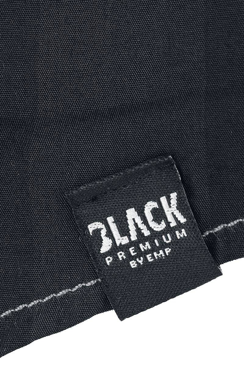 EMP Kurzarmhemd Schwarz Von Black Premium By EMP