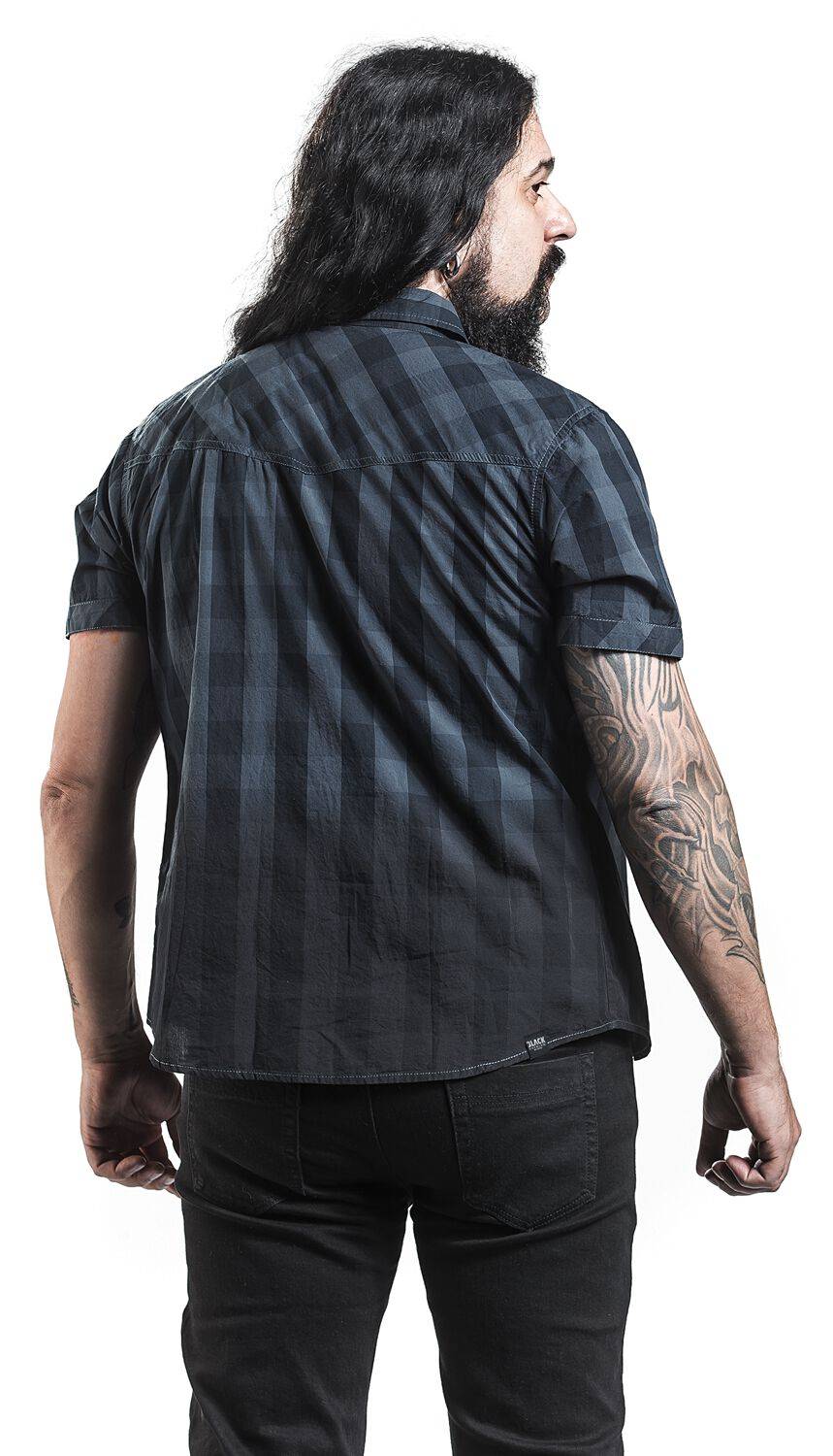 EMP Kurzarmhemd Schwarz Von Black Premium By EMP