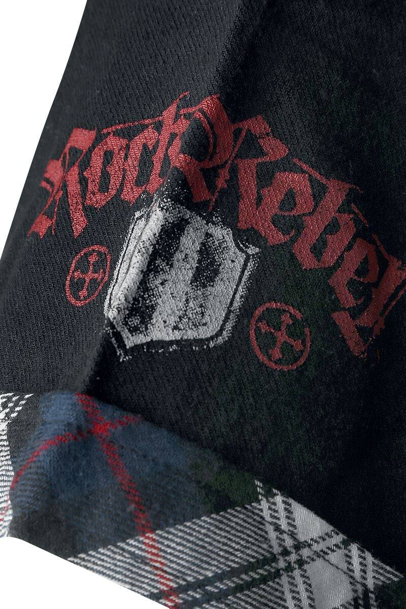 EMP Kurzarmhemd Schwarz Von Rock Rebel By EMP